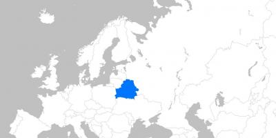 რუკა ბელარუსი ევროპის